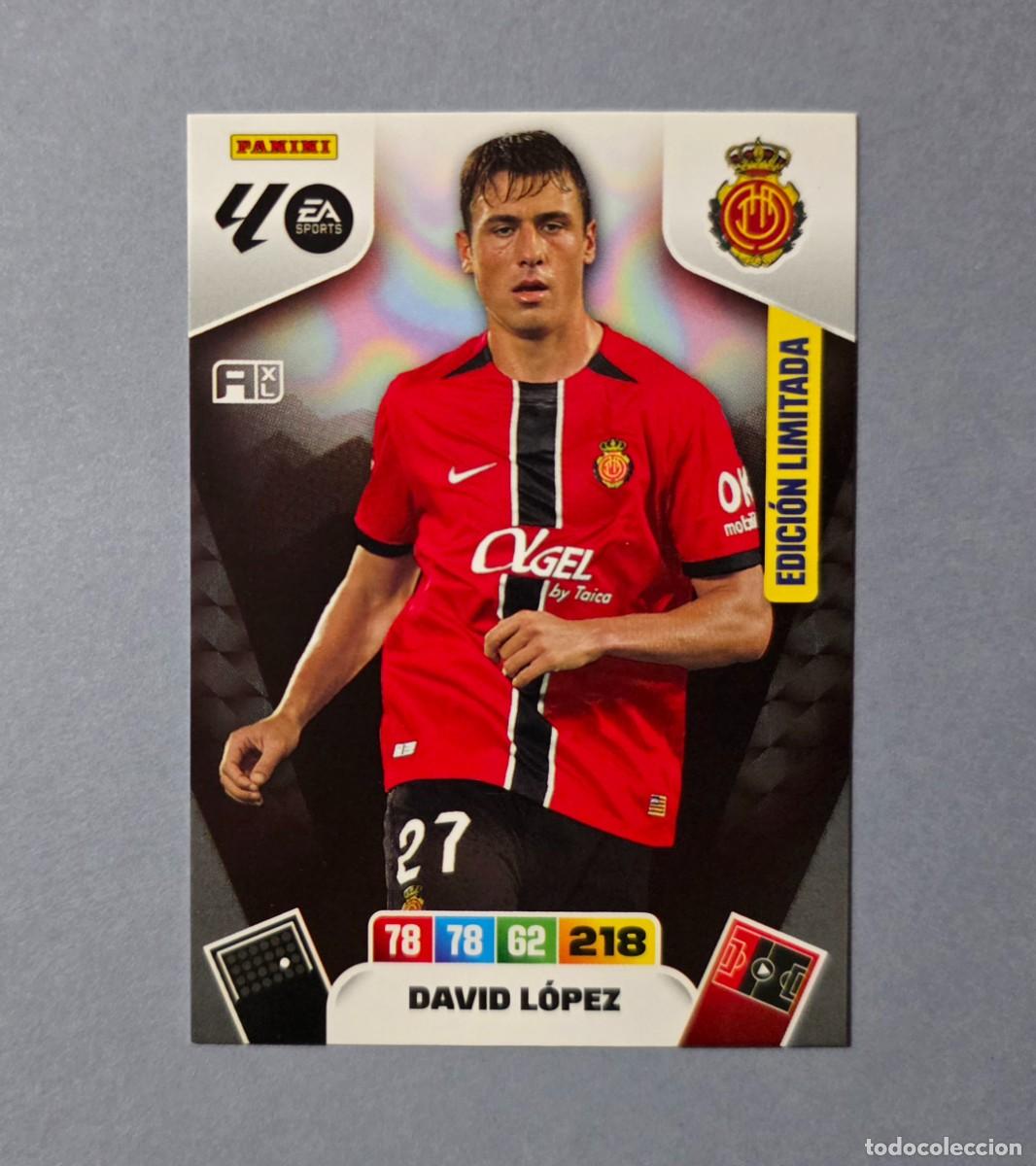 Cromos de f&uacute;tbol: DAVID L&Oacute;PEZ (EDICI&Oacute;N LIMITADA) - MALLORCA - ADRENALYN XL 2025-26 - 25/26 (NUEVO)
