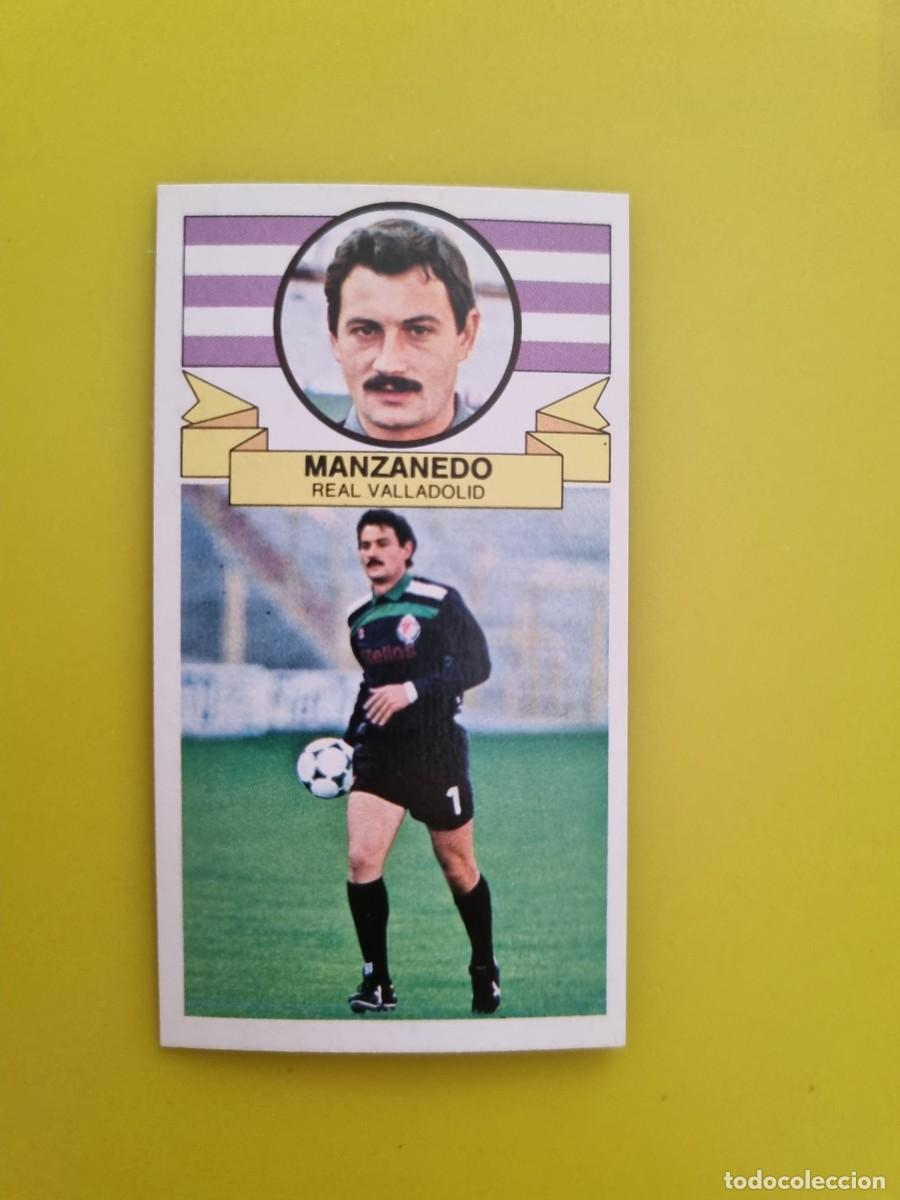 Cromos de f&uacute;tbol: ESTE 85 86 1985 1986 NUNCA PEGADO SIN PEGAR MANZANEDO VALLADOLID AR826