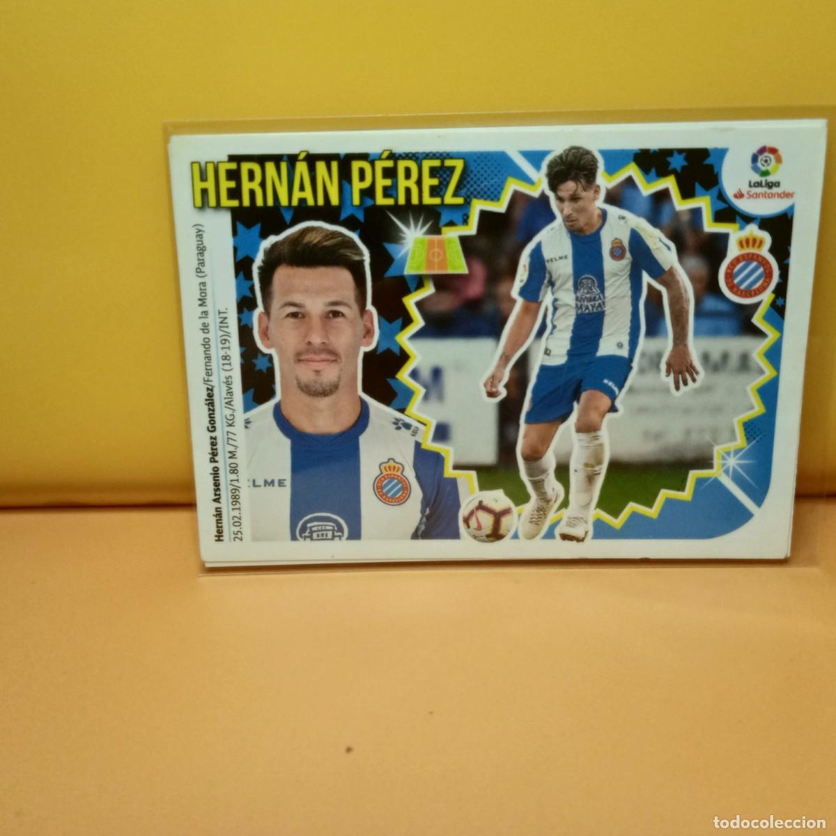 Cromos de f&uacute;tbol: EDICIONES ESTE 2018 2019 18 19 R.C.D ESPANYOL HERN&Aacute;N P&Eacute;REZ 13 (4&ordf; EDICI&Oacute;N)