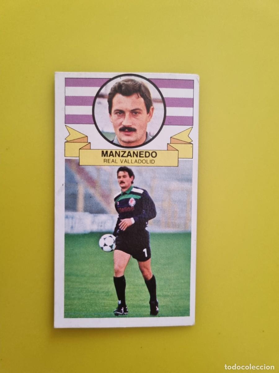 Cromos de f&uacute;tbol: ESTE 85 86 1985 1986 NUNCA PEGADO SIN PEGAR MANZANEDO VALLADOLID AR826