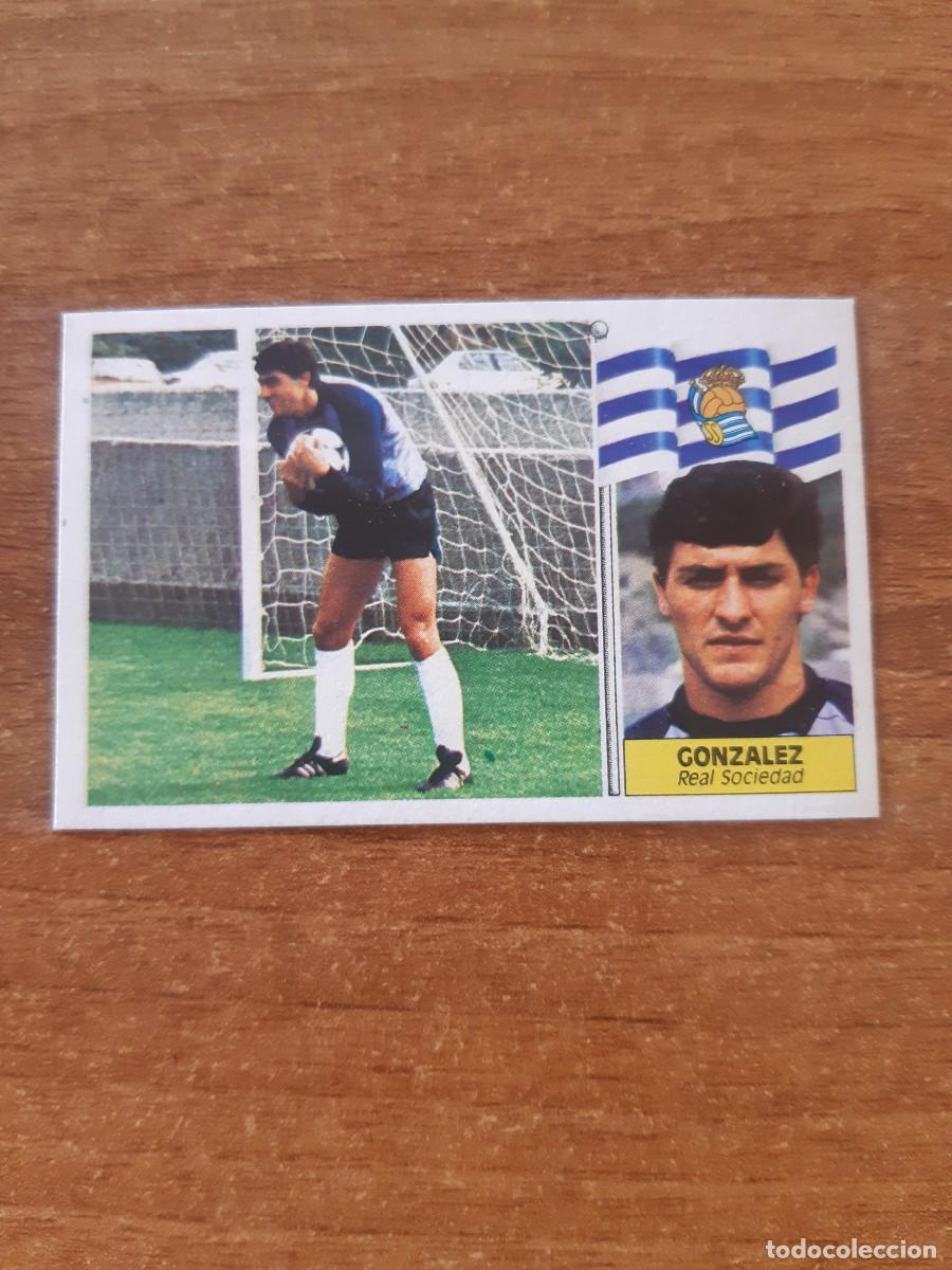 Cromos de f&uacute;tbol: Coloca Gonz&aacute;lez (Real Sociedad) Liga 86-87 ESTE. Nunca pegado, sin pegar