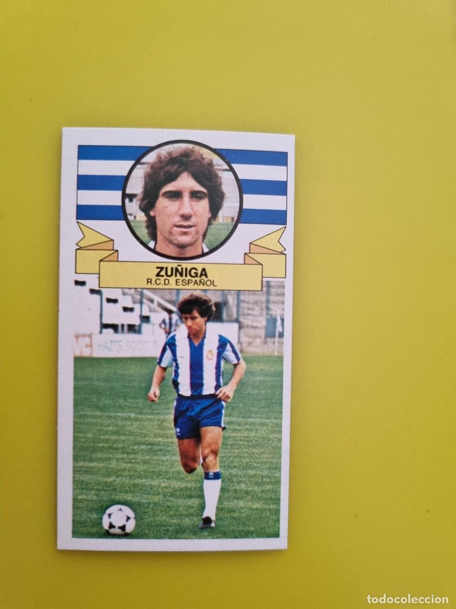 Cromos de f&uacute;tbol: ESTE 85 86 1985 1986 NUNCA PEGADO SIN PEGAR ZU&Ntilde;IGA RCD ESPA&Ntilde;OL AR826