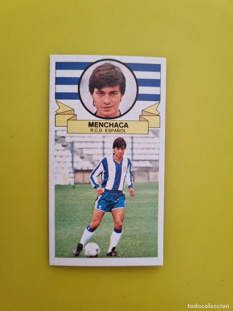 Cromos de f&uacute;tbol: ESTE 85 86 1985 1986 NUNCA PEGADO SIN PEGAR MENCHACA RCD ESPA&Ntilde;OL N&ordm;21 ULTIMOS FICHAJES AR826