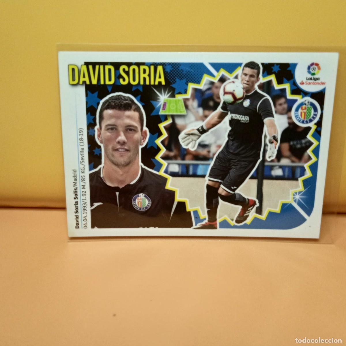 Cromos de f&uacute;tbol: EDICIONES ESTE 2018 2019 18 19 GETAFE C.F DAVID SORIA 2 (4&ordf; EDICI&Oacute;N)