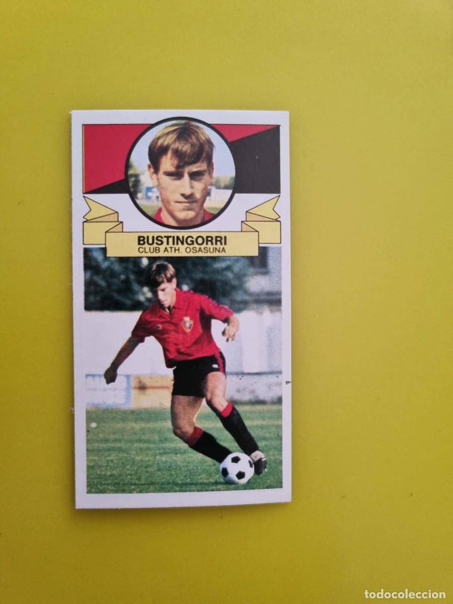 Cromos de f&uacute;tbol: ESTE 85 86 1985 1986 NUNCA PEGADO SIN PEGAR BUSTINGORRI OSASUNA AR826