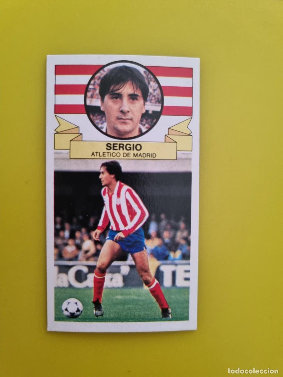 Cromos de f&uacute;tbol: ESTE 85 86 1985 1986 NUNCA PEGADO SIN PEGAR SERGIO ATL DE MADRID N&ordm;11 ULTIMOS FICHAJES AR826