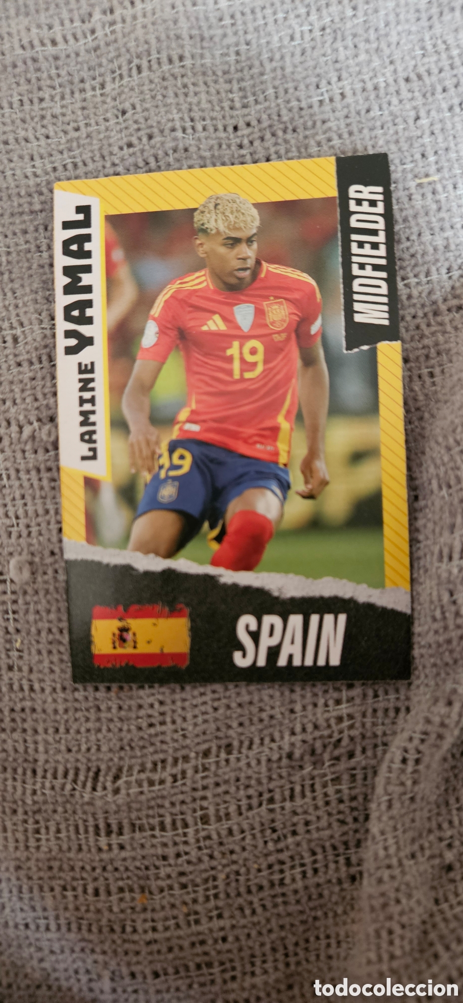 Cromos de f&uacute;tbol: Lamine yamal Espa&ntilde;a carta &uacute;nica card game. Espa&ntilde;a Barcelona 2026 26