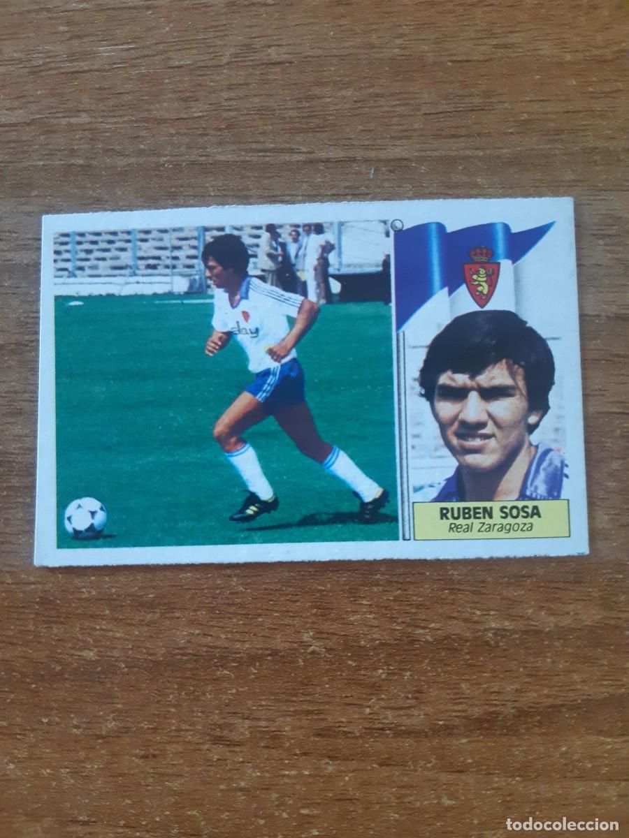 Cartes &agrave; collectionner de Football: Rub&eacute;n Sosa (Zaragoza) Liga 86-87 ESTE. Nunca pegado, sin pegar
