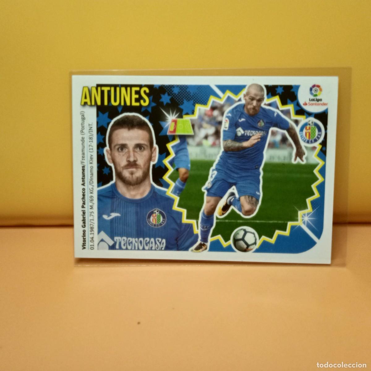 Cartes &agrave; collectionner de Football: EDICIONES ESTE 2018 2019 18 19 GETAFE C.F ANTUNES 7A 7 A