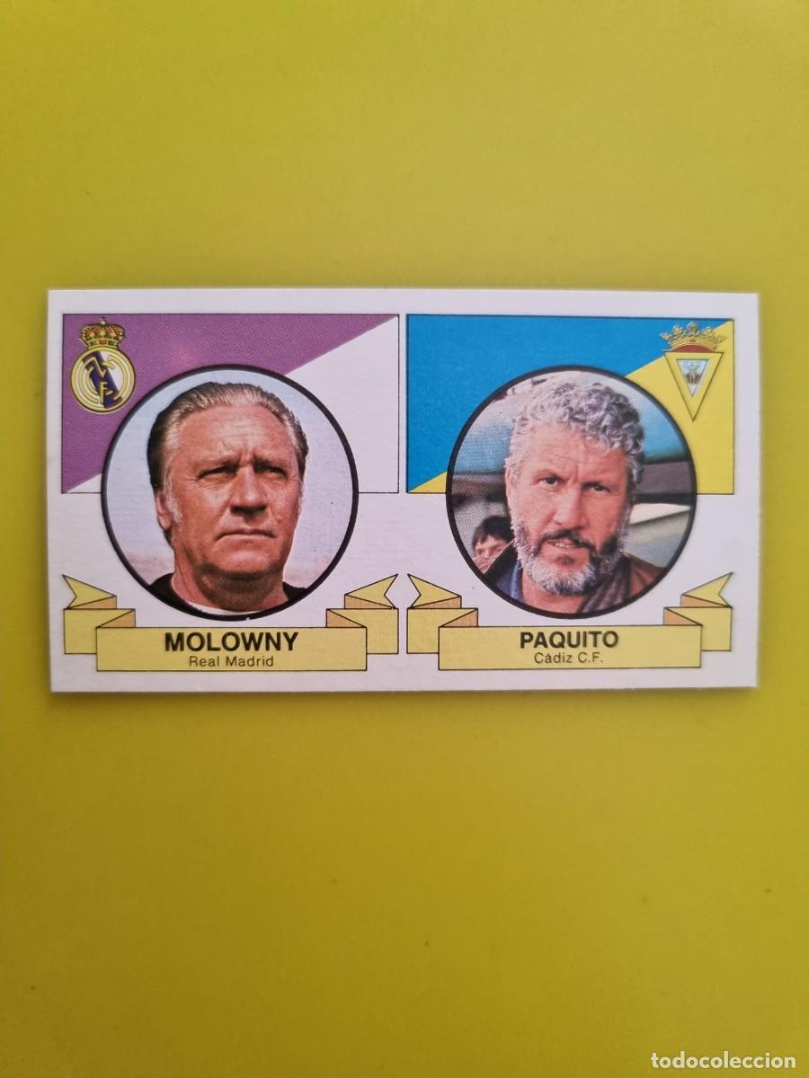 Cartes &agrave; collectionner de Football: ESTE 85 86 1985 1986 NUNCA PEGADO SIN PEGAR PAQUITO/ MOLOWNY ETRENADORES AR826