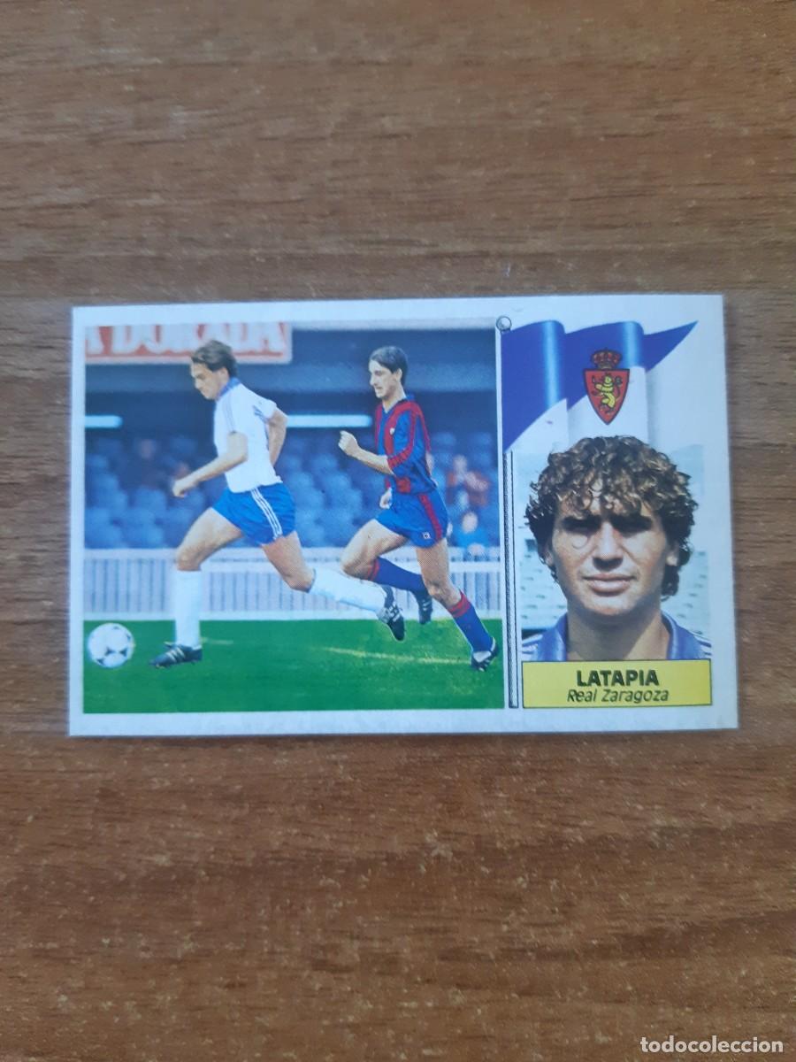 Cartes &agrave; collectionner de Football: Baja Latapia (Zaragoza) Liga 86-87 ESTE. Nunca pegado, sin pegar