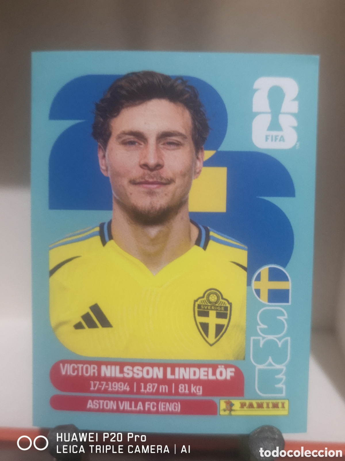 Cartes &agrave; collectionner de Football: FIFA WORLD CUP MUNDIAL 2026 NILSSON LINDELOF - SWE 6
