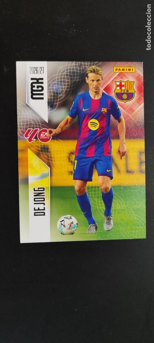 Cromos de Futebol: MEGACRACKS 26/27 CARD BASICA DE JONG FC BARCELONA # 82 PANINI