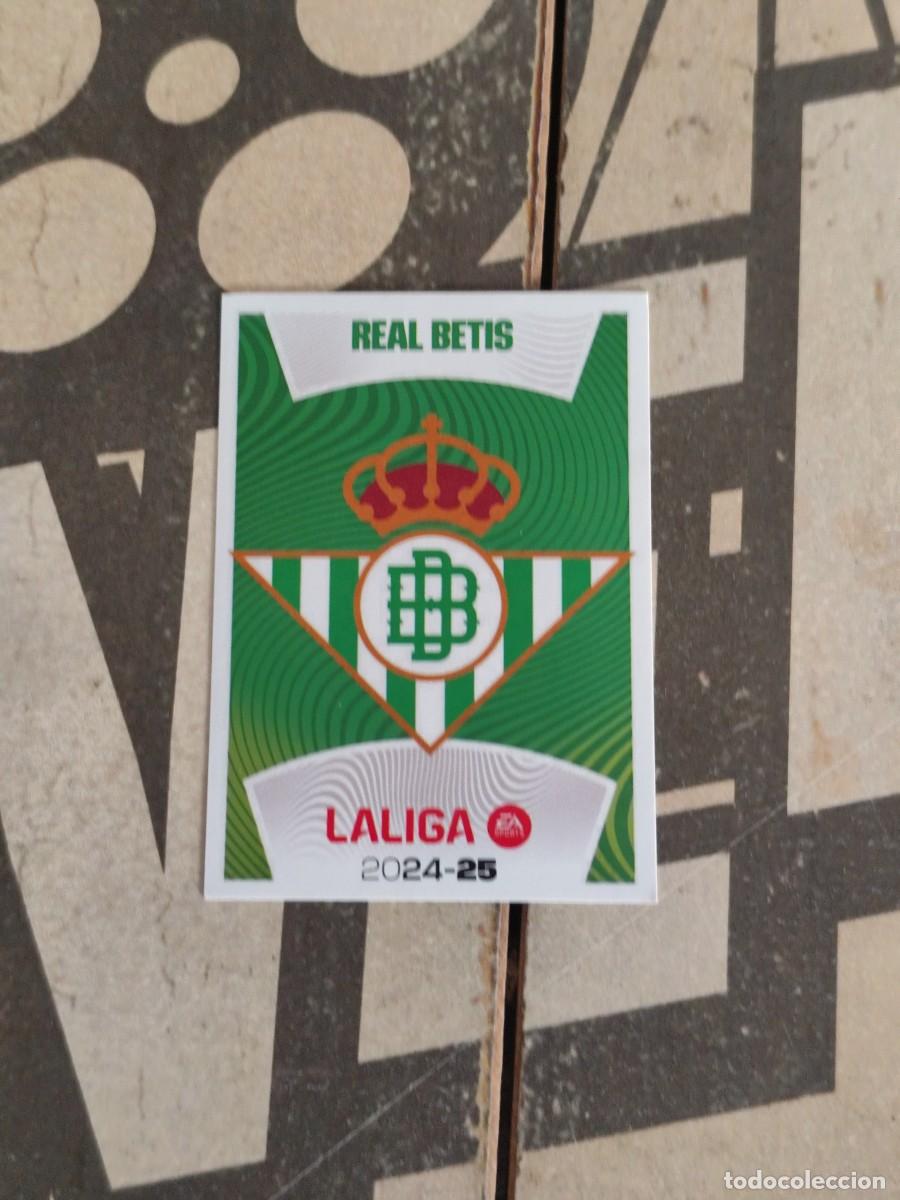 Cromos de Futebol: Escudo N&deg; 1 Betis Liga Este 24/25 sin pegar