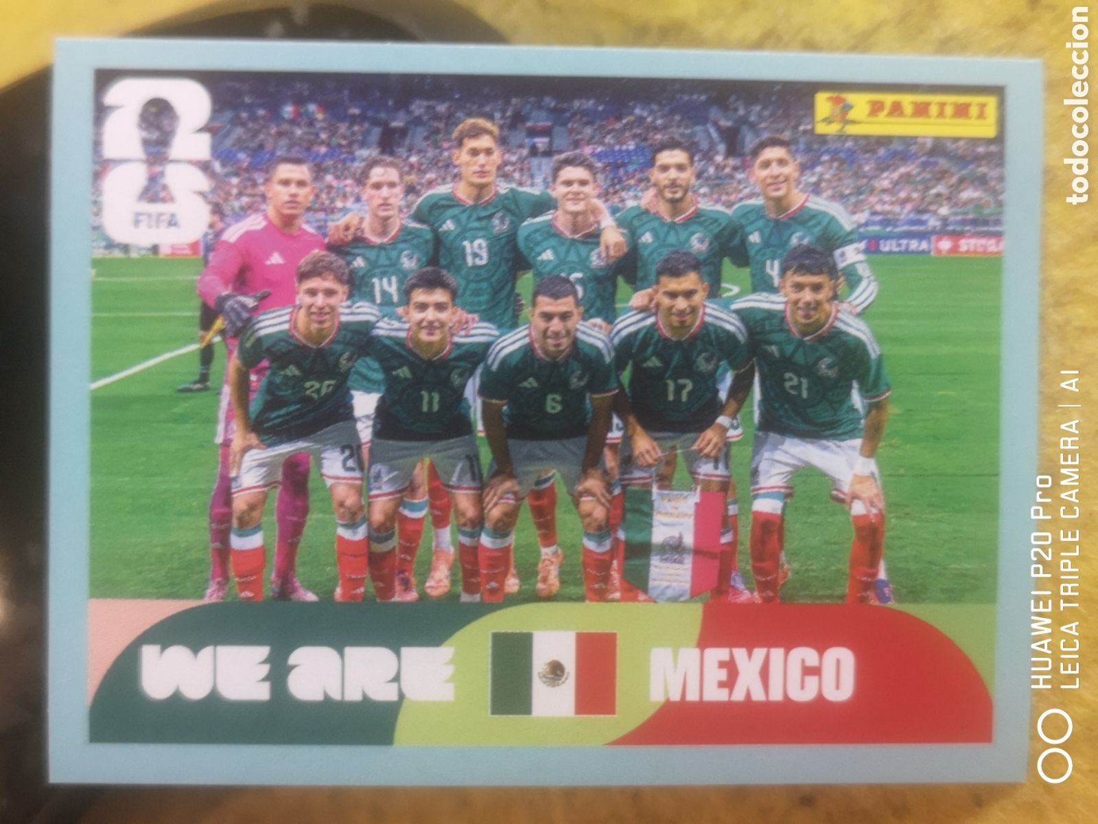 Cartes &agrave; collectionner de Football: FIFA WORLD CUP MUNDIAL 2026 ALINEACI&Oacute;N MEXICO - MEX 13