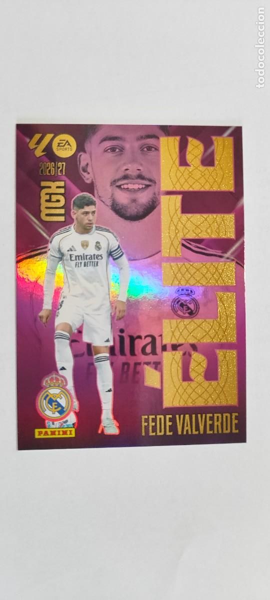 Cartes &agrave; collectionner de Football: MEGACRACKS 26/27 CARD ELITE VALVERDE REAL MADRID # 5 PANINI