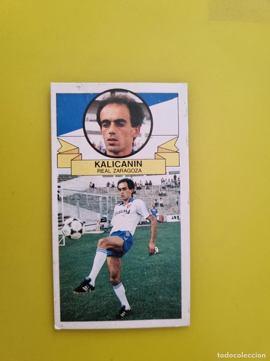Cartes &agrave; collectionner de Football: ESTE 85 86 1985 1986 DESPEGADA KALICANIN REAL ZARAGOZA N&ordm;7 ULTIMOS FICHAJES AR826 LEER