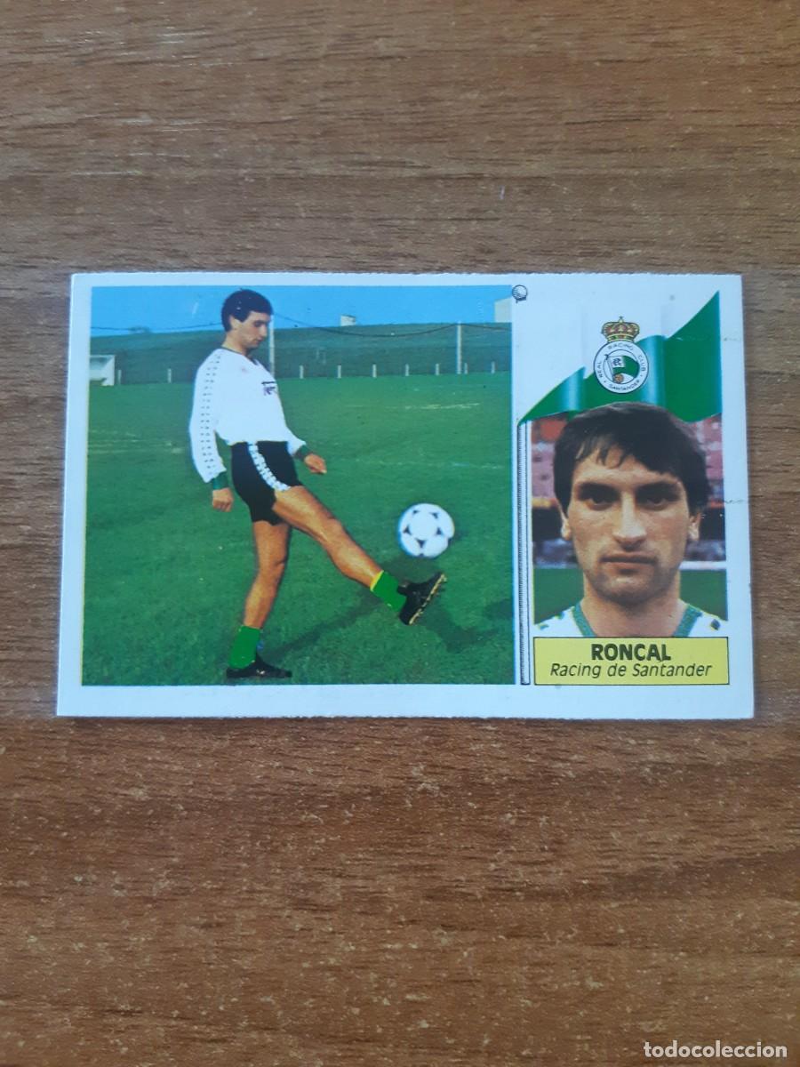 Cartes &agrave; collectionner de Football: Roncal (Racing Santander) Versi&oacute;n Liga 86-87 ESTE. Nunca pegado, sin pegar