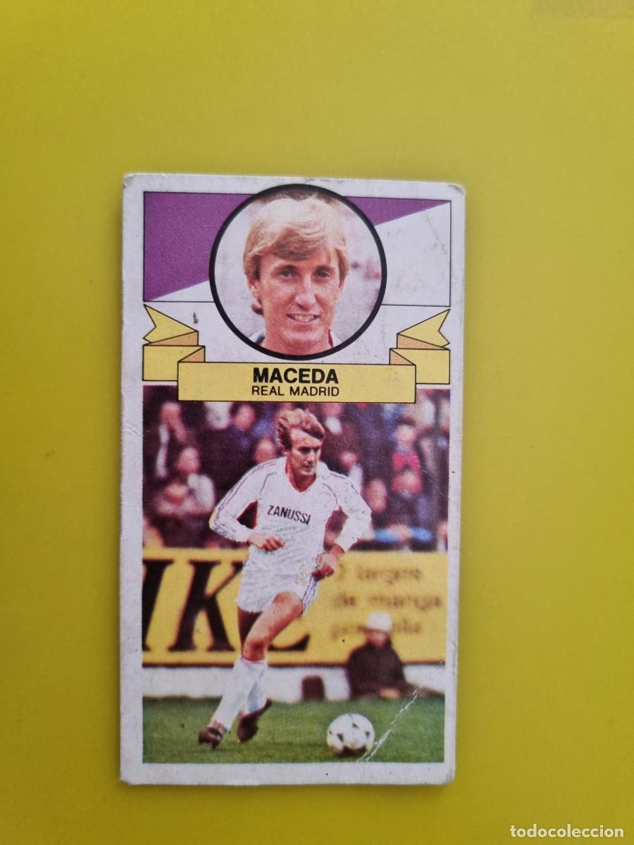 Cartes &agrave; collectionner de Football: ESTE 85 86 1985 1986 DESPEGADA MACEDA REAL MADRID N&ordm;12 FICHAJES AR826 LEER