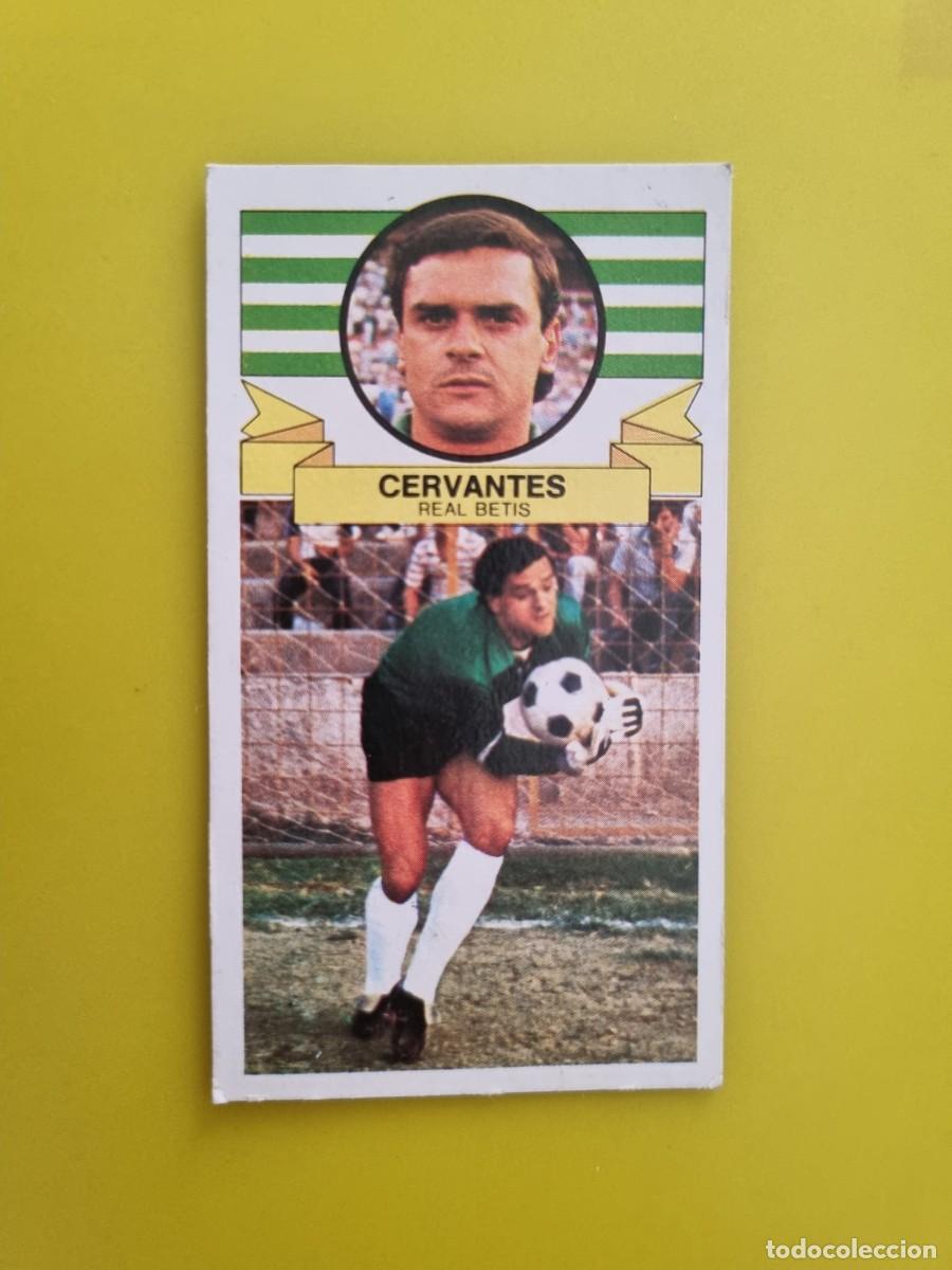 Cartes &agrave; collectionner de Football: ESTE 85 86 1985 1986 DESPEGADA CERVANTES REAL BETIS N&ordm;29 FICHAJES AR826 LEER