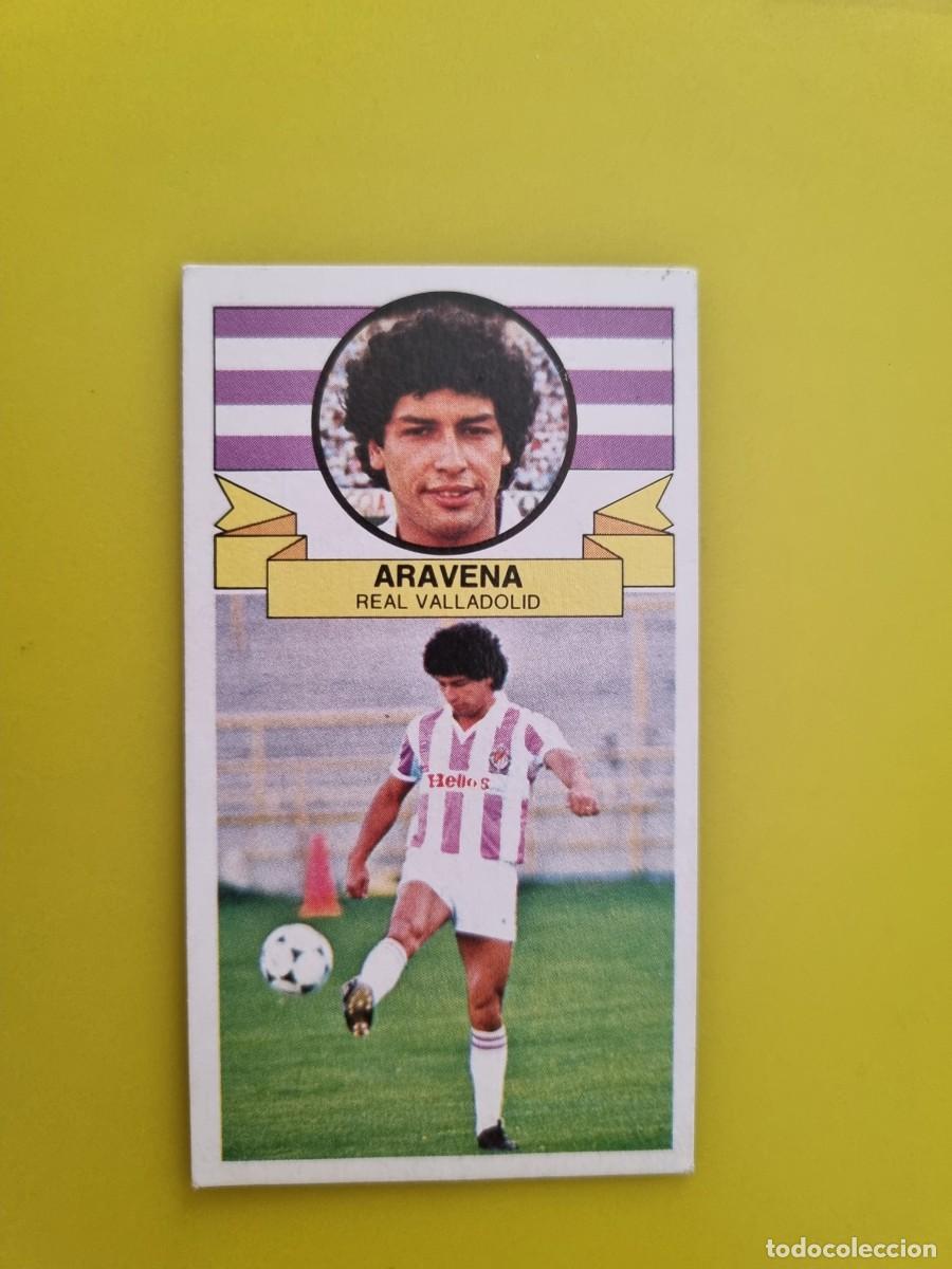 Cartes &agrave; collectionner de Football: ESTE 85 86 1985 1986 DESPEGADA ARAVENA VALLADOLID N&ordm;28 FICHAJES AR826 LEER