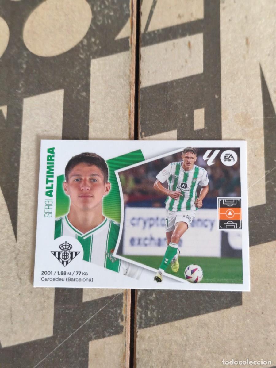 Football Stickers: Altimira N&deg; 9 Bis Coloca Betis Liga Este 24/25 sin pegar