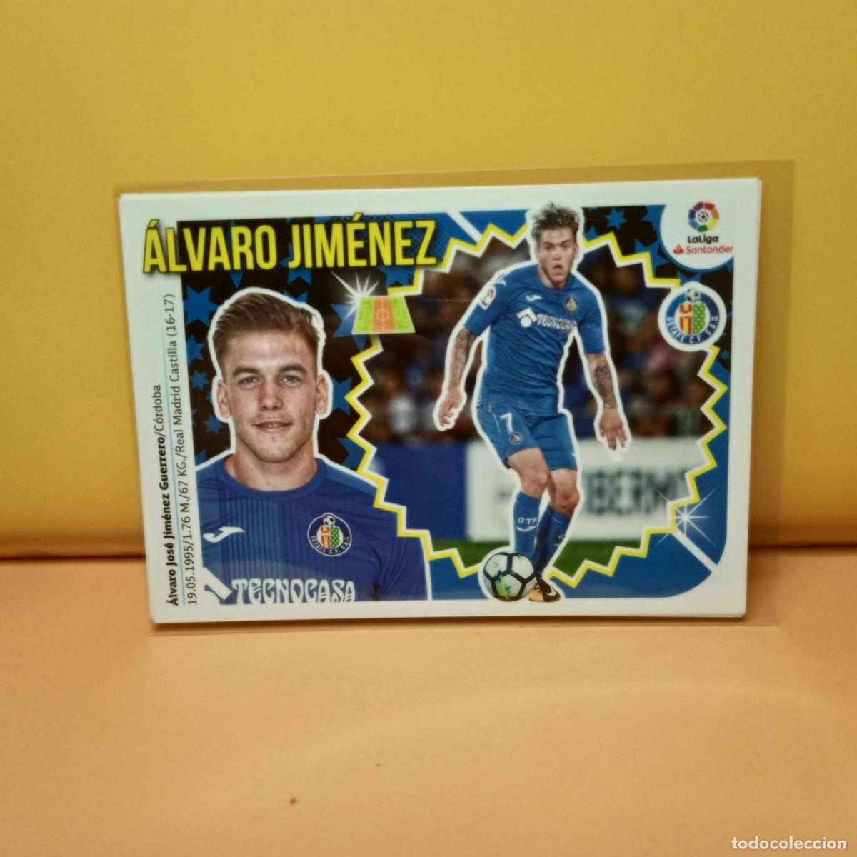 Cromos de f&uacute;tbol: EDICIONES ESTE 2018 2019 18 19 GETAFE C.F &Aacute;LVARO JIM&Eacute;NEZ 11B 11 B