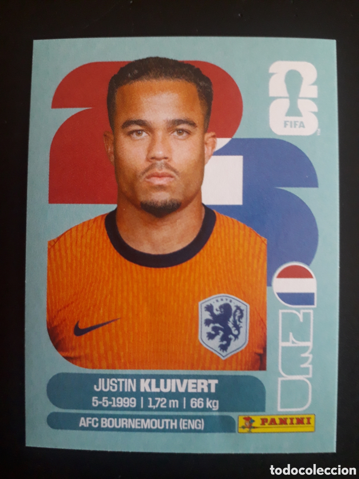 Cromos de f&uacute;tbol: KLUIVERT HOLANDA/PA&Iacute;SES BAJOS NED 16 MUNDIAL F&Uacute;TBOL 2026 FIFA WORLD CUP PANINI PEDIDO M&Iacute;NIMO 3&euro;