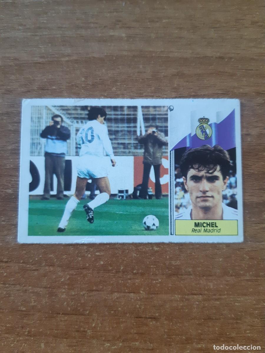 Cromos de f&uacute;tbol: Michel (Real Madrid) Liga 86-87 ESTE. Nunca pegado, sin pegar