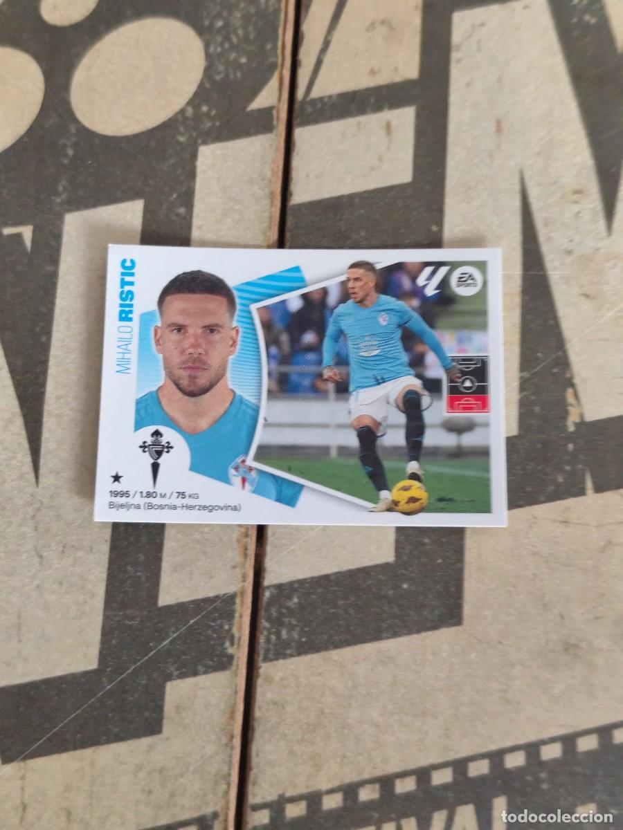 Fu&szlig;ball-Sticker: Ristic N&deg; 10 Bis Coloca Celta Liga Este 24/25 sin pegar