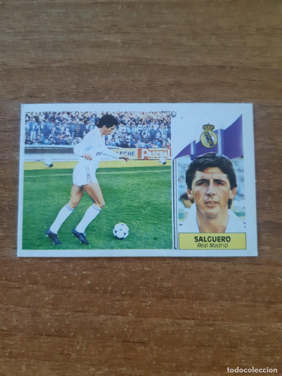 Fu&szlig;ball-Sticker: Salguero (Real Madrid) Liga 86-87 ESTE. Nunca pegado, sin pegar