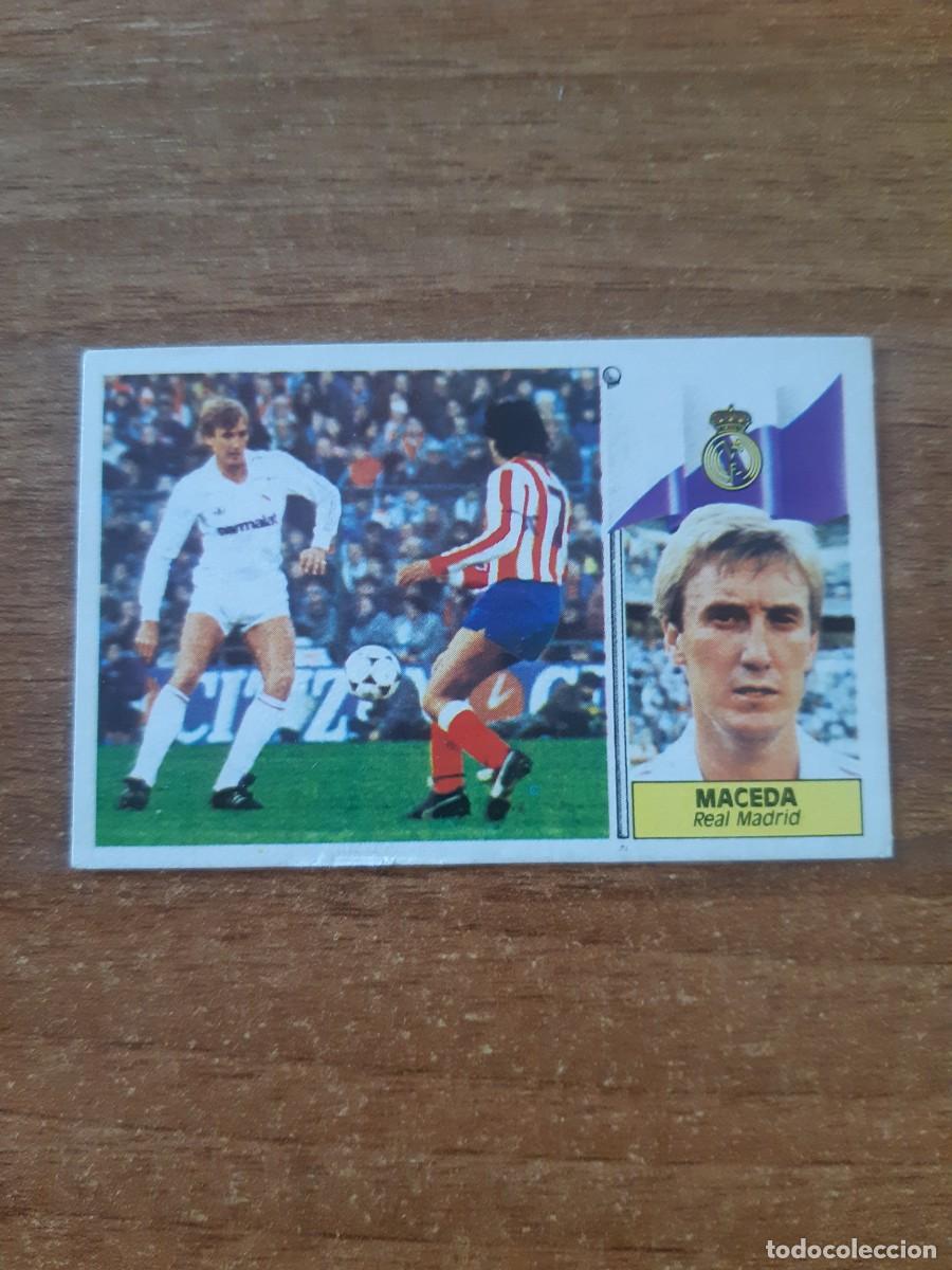 Football Stickers: Maceda (Real Madrid) Liga 86-87 ESTE. Nunca pegado, sin pegar