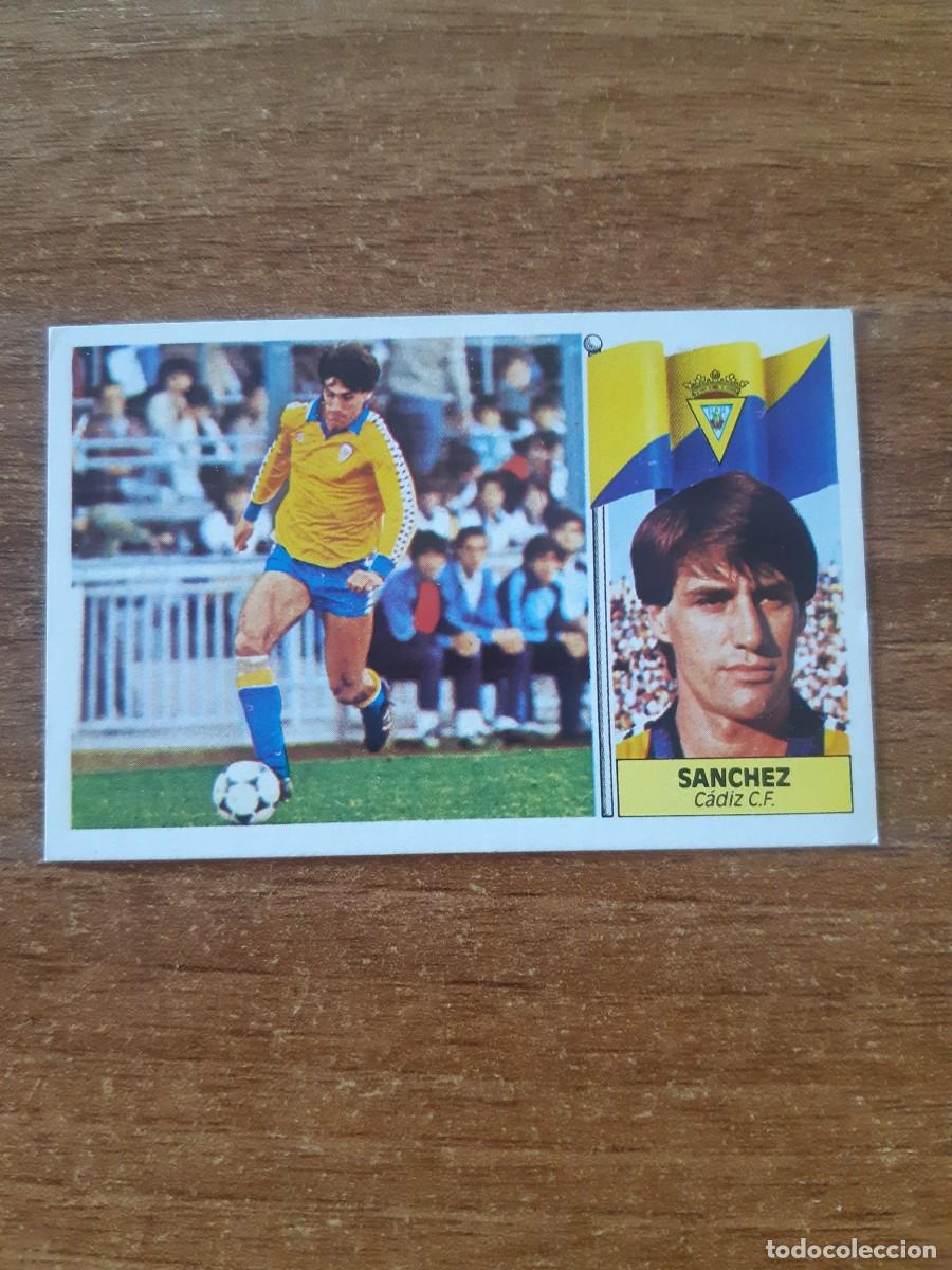 Cartes &agrave; collectionner de Football: S&aacute;nchez (C&aacute;diz) Liga 86-87 ESTE. Nunca pegado, sin pegar