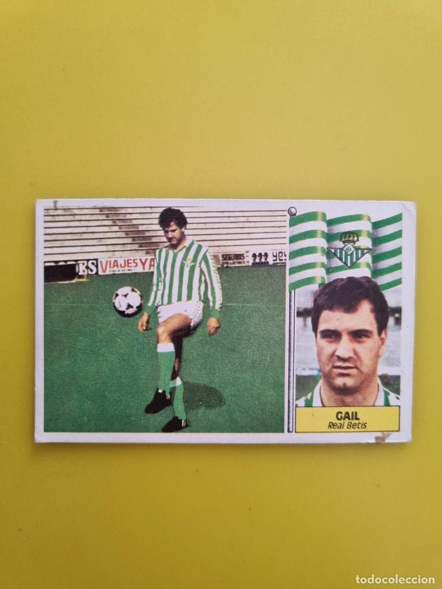Cartes &agrave; collectionner de Football: ESTE 86 87 1986 1987 DESPEGADA GAIL REAL BETIS N&ordm;41 FICHAJES AR826 LEER