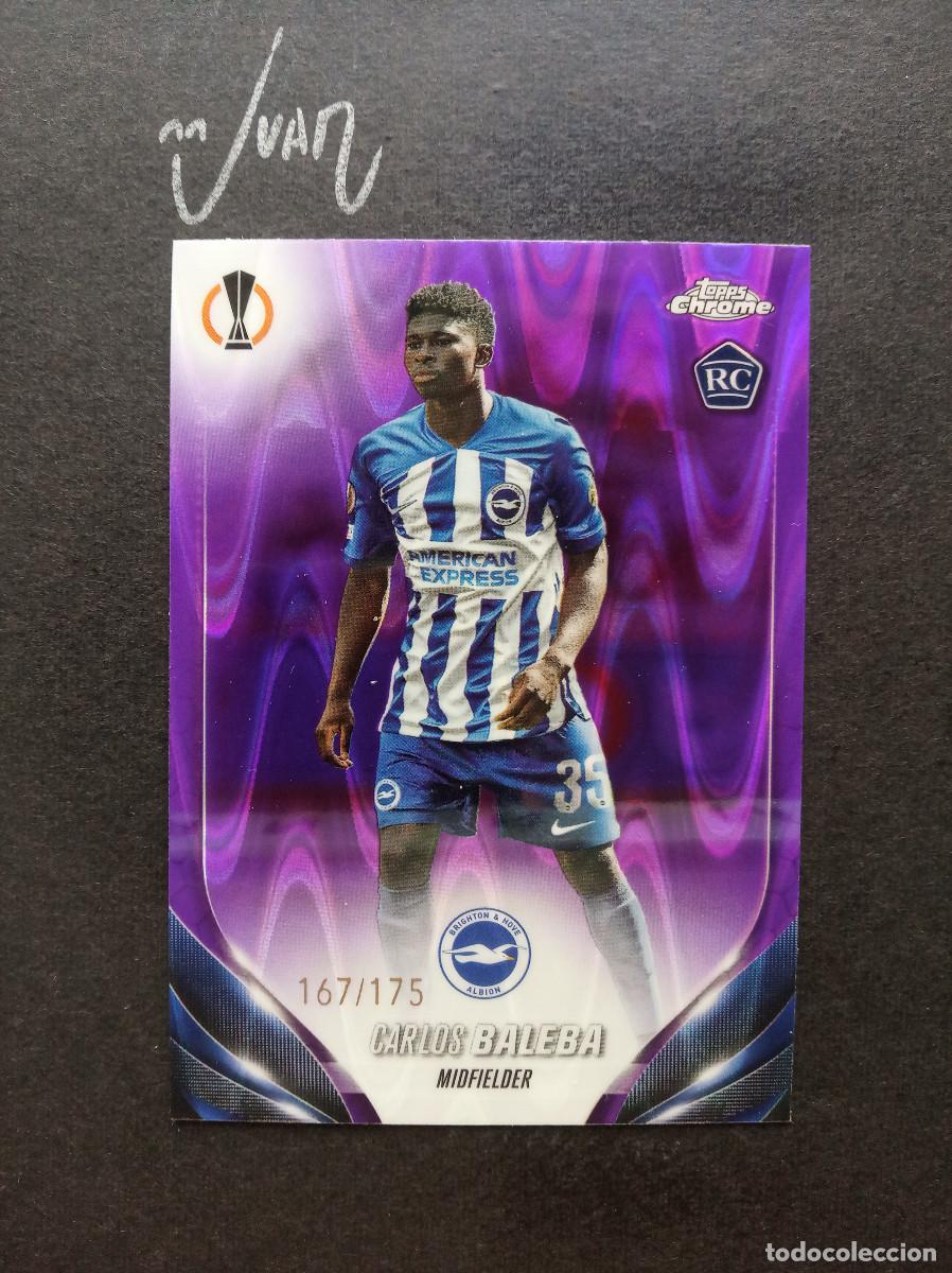 Figurine di Calcio: NUMERADA #/175 ROOKIE BALEBA BRIGHTON MANCHESTER UNITED 2026 27⚽ TOPPS &reg; CHROME UEFA 2023 2024 23 24