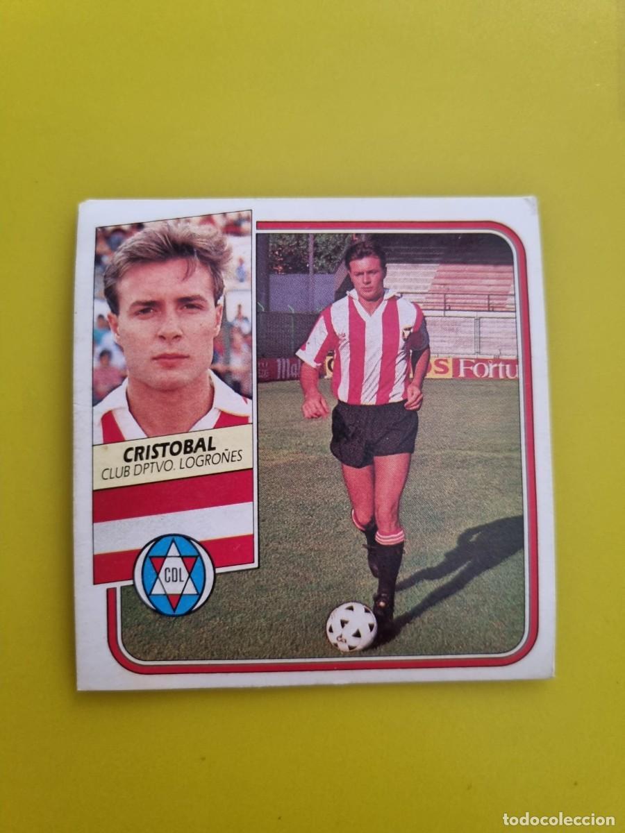 Figurine di Calcio: ESTE 89 90 1989 1990 DESPEGADA CRISTOBAL LOGRO&Ntilde;ES N&ordm;28 FICHAJES AR826 LEER