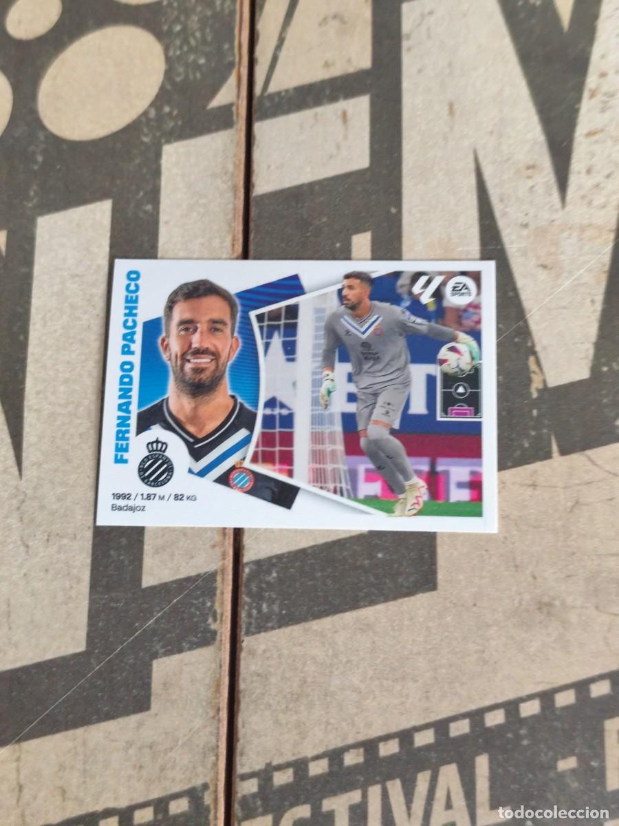 Cromos de Futebol: Fernando Pacheco N&deg; 4 Espa&ntilde;ol Liga Este 24/25 sin pegar
