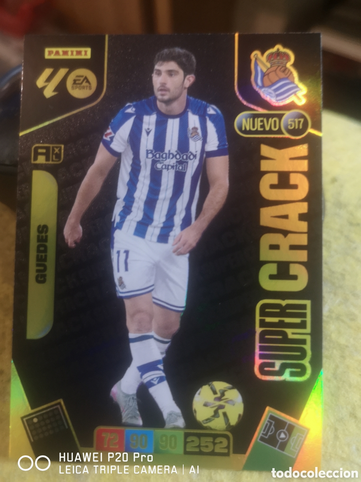 Cromos de f&uacute;tbol: ADRENALYN 2025 2026 GUEDES 517 NUEVO SUPER CRACK - REAL SOCIEDAD