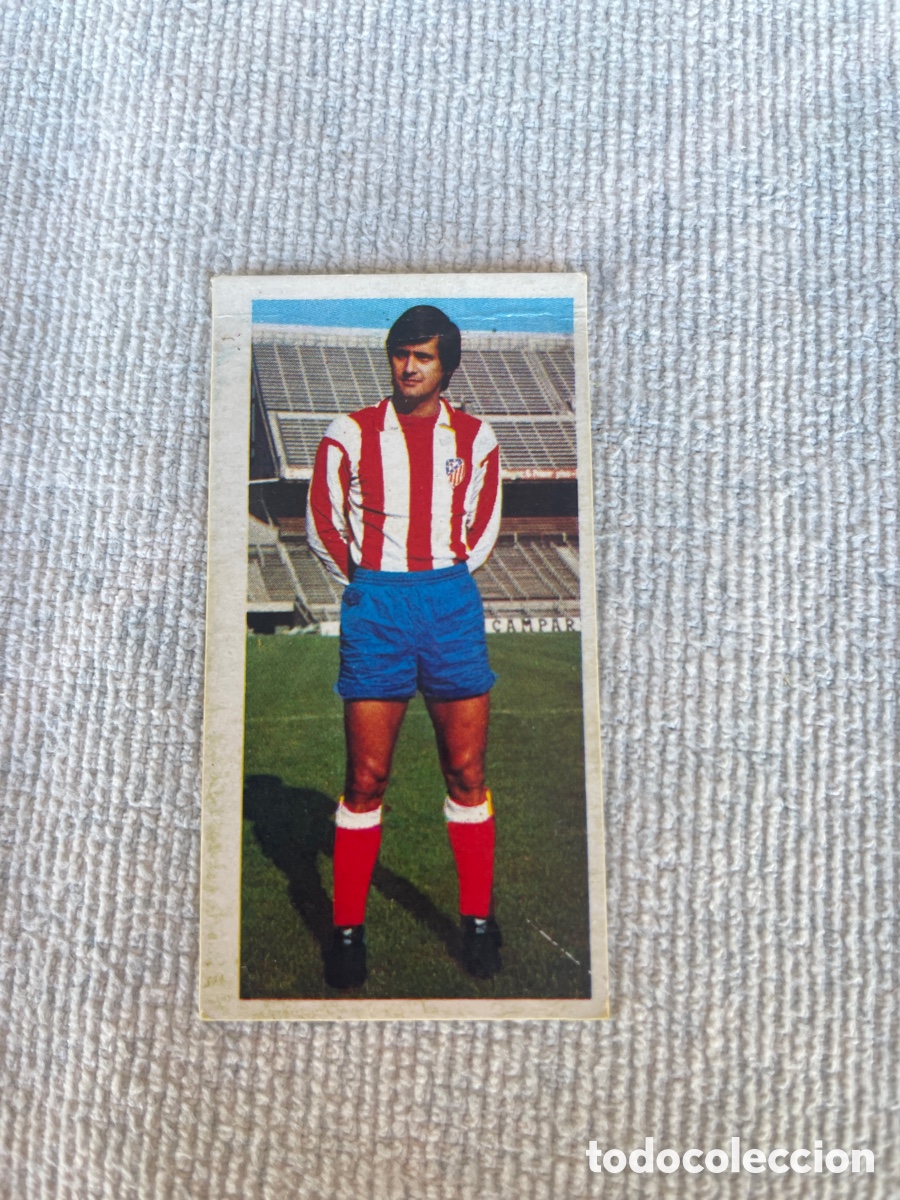 Cromos de f&uacute;tbol: LIGA 75 76 Este AT. MADRID BENEGAS Despegado