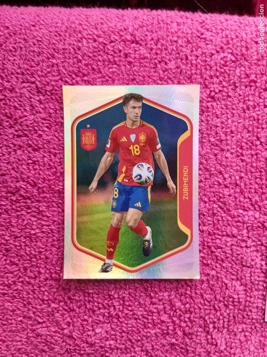 Cromos de f&uacute;tbol: espa&ntilde;a 2026 34 zubimendi selecci&oacute;n espa&ntilde;ola panini carrefour family mundial de futbol