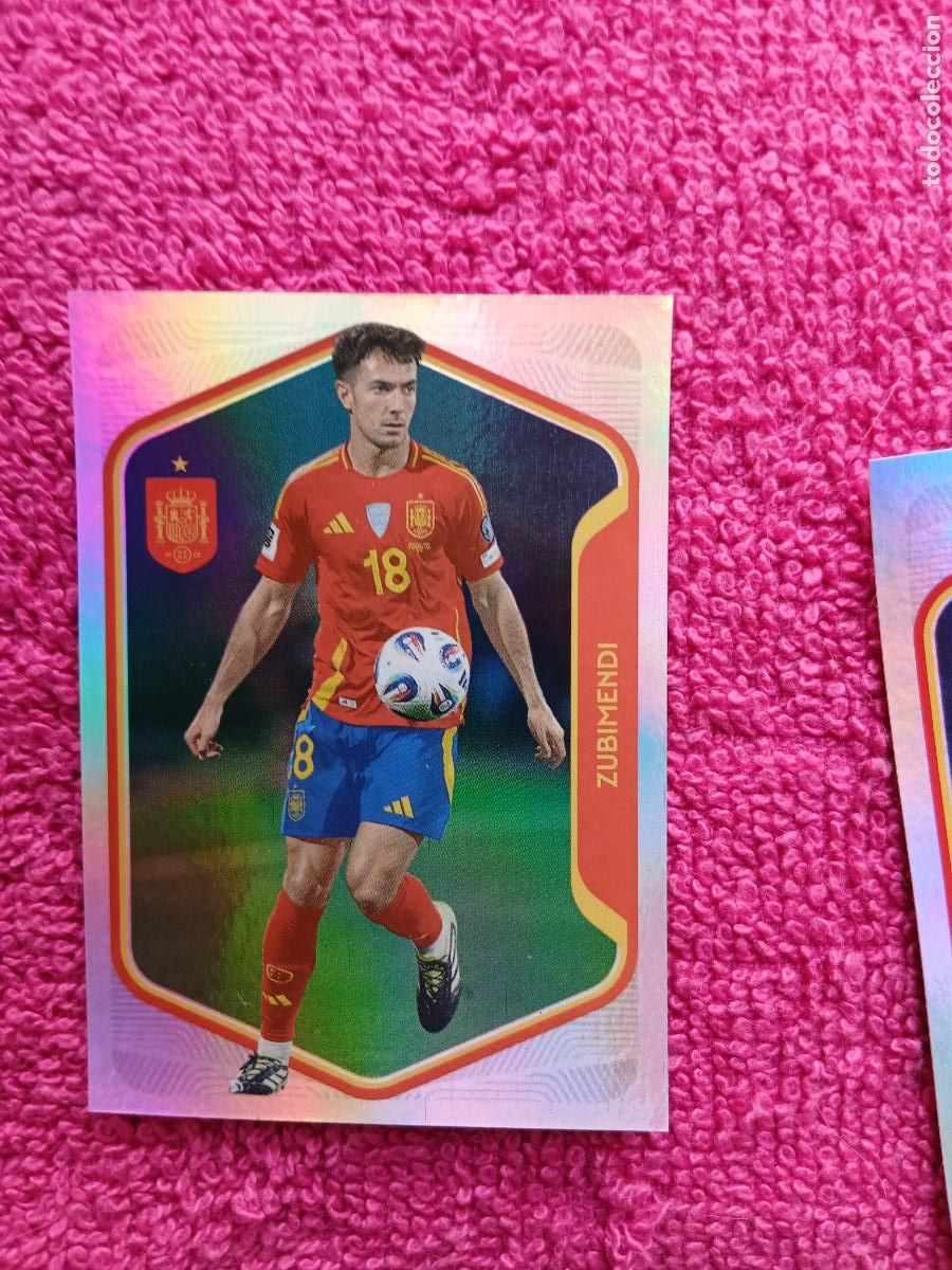 Cromos de f&uacute;tbol: espa&ntilde;a 2026 34 zubimendi selecci&oacute;n espa&ntilde;ola panini carrefour family mundial de futbol