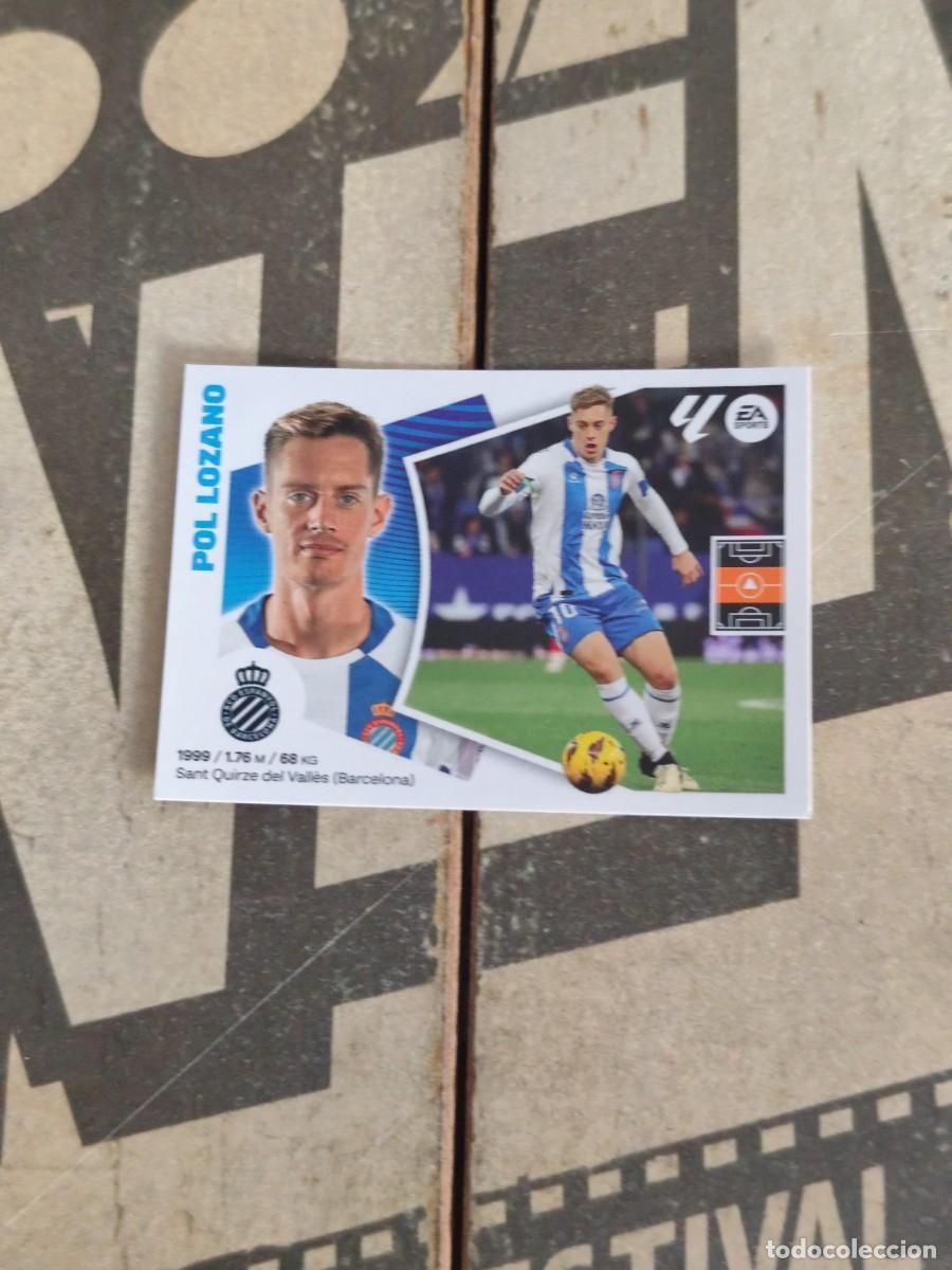 Cromos de f&uacute;tbol: Pol Lozano N&deg; 13 Espa&ntilde;ol Liga Este 24/25 sin pegar