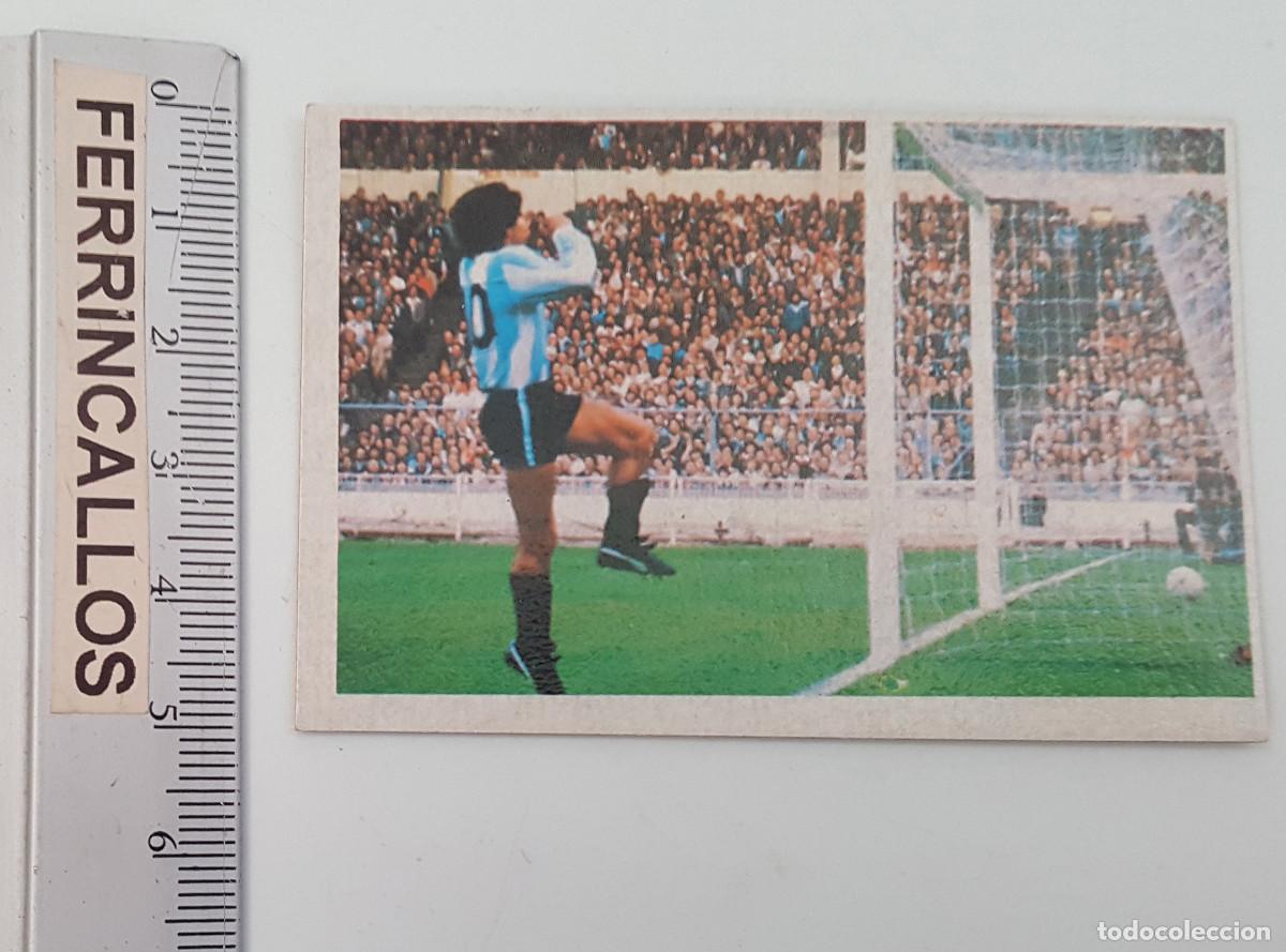 Cromos de f&uacute;tbol: DIEGO ARMANDO MARADONA, MIS GOLES 101, CROMO ESPORT SA, LIGA 1&ordf; DIVISI&Oacute;N 1984 85