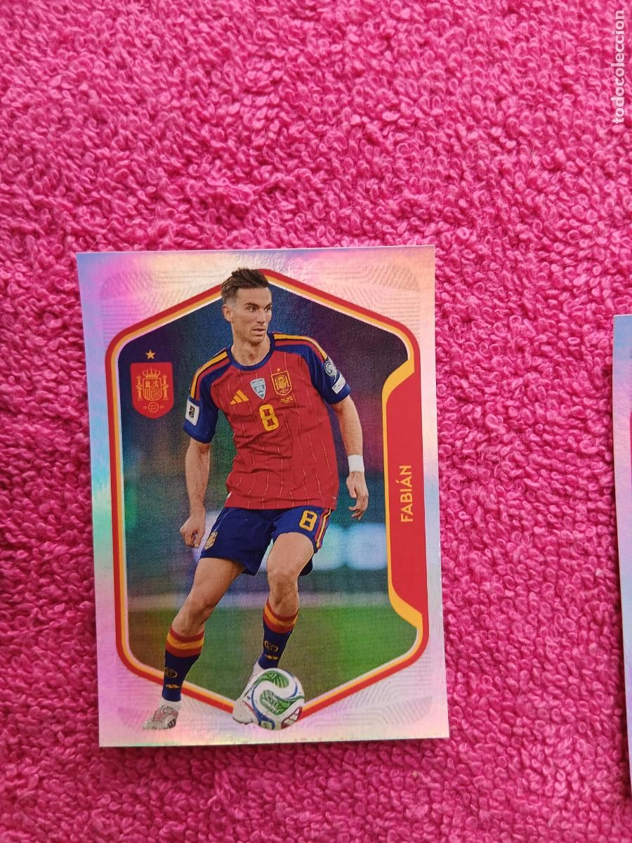 Cromos de f&uacute;tbol: espa&ntilde;a 2026 36 fabi&aacute;n selecci&oacute;n espa&ntilde;ola panini carrefour family mundial de futbol