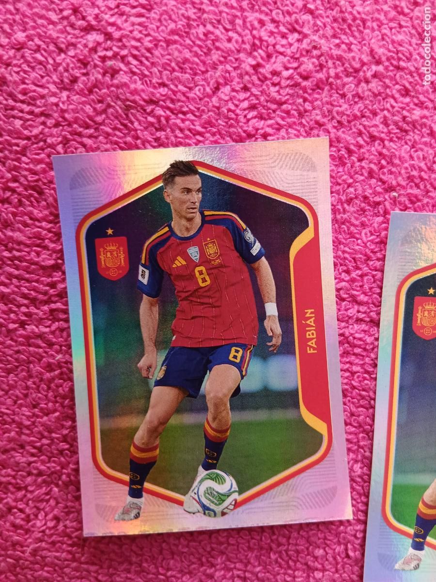 Cromos de f&uacute;tbol: espa&ntilde;a 2026 36 fabi&aacute;n selecci&oacute;n espa&ntilde;ola panini carrefour family mundial de futbol