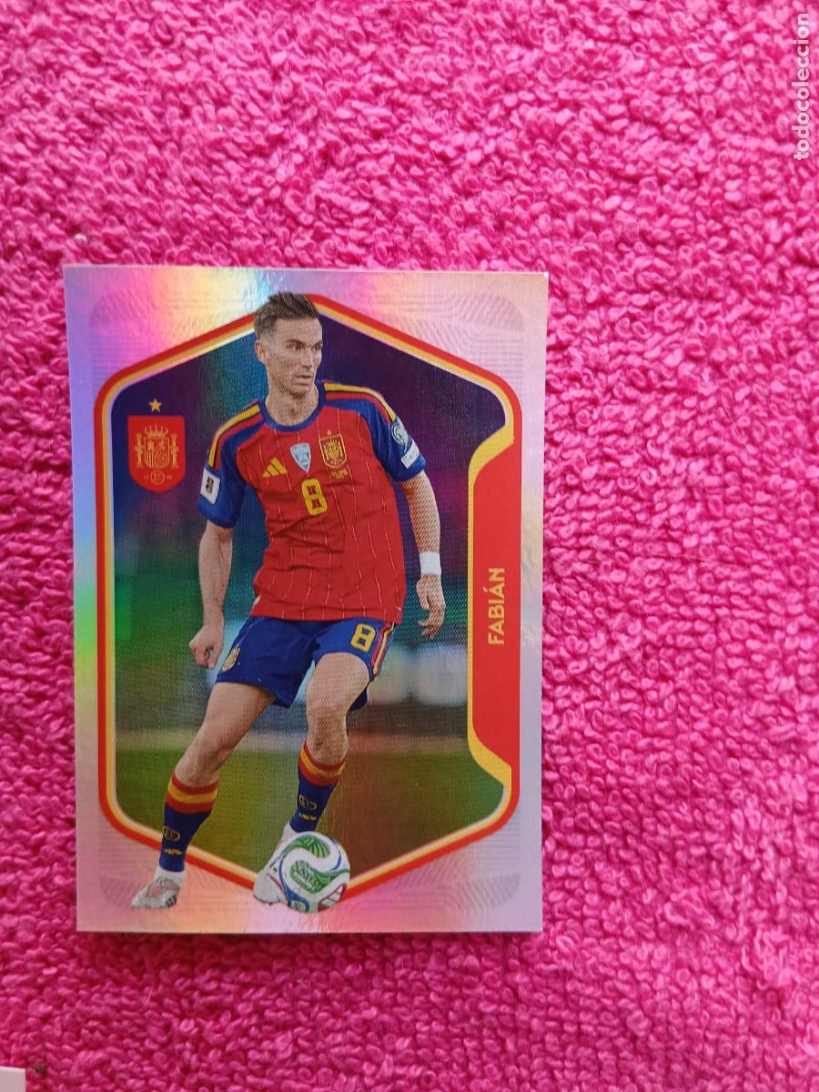 Cromos de f&uacute;tbol: espa&ntilde;a 2026 36 fabi&aacute;n selecci&oacute;n espa&ntilde;ola panini carrefour family mundial de futbol