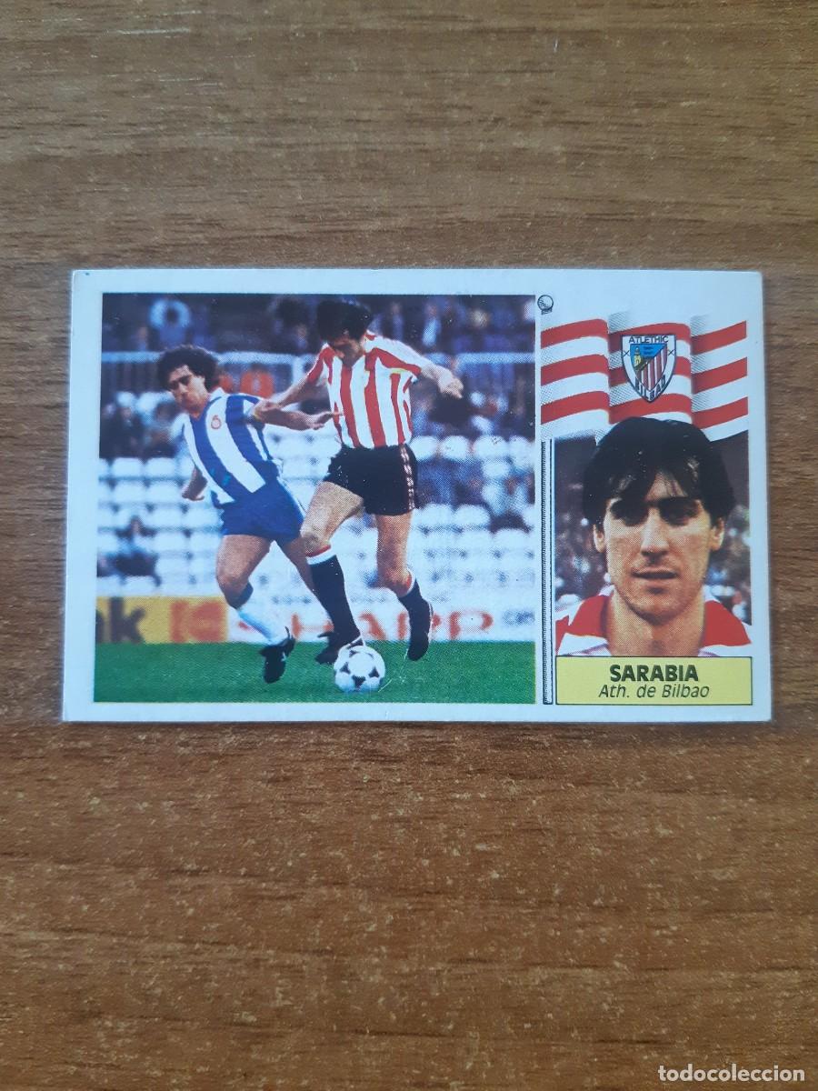 Cromos de f&uacute;tbol: Sarabia (Athletic Bilbao) Liga 86-87 ESTE. Nunca pegado, sin pegar