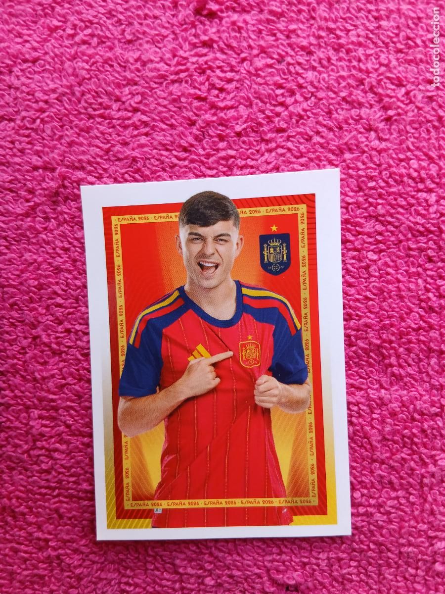 Cromos de f&uacute;tbol: espa&ntilde;a 2026 37 pedri selecci&oacute;n espa&ntilde;ola panini carrefour family mundial de futbol