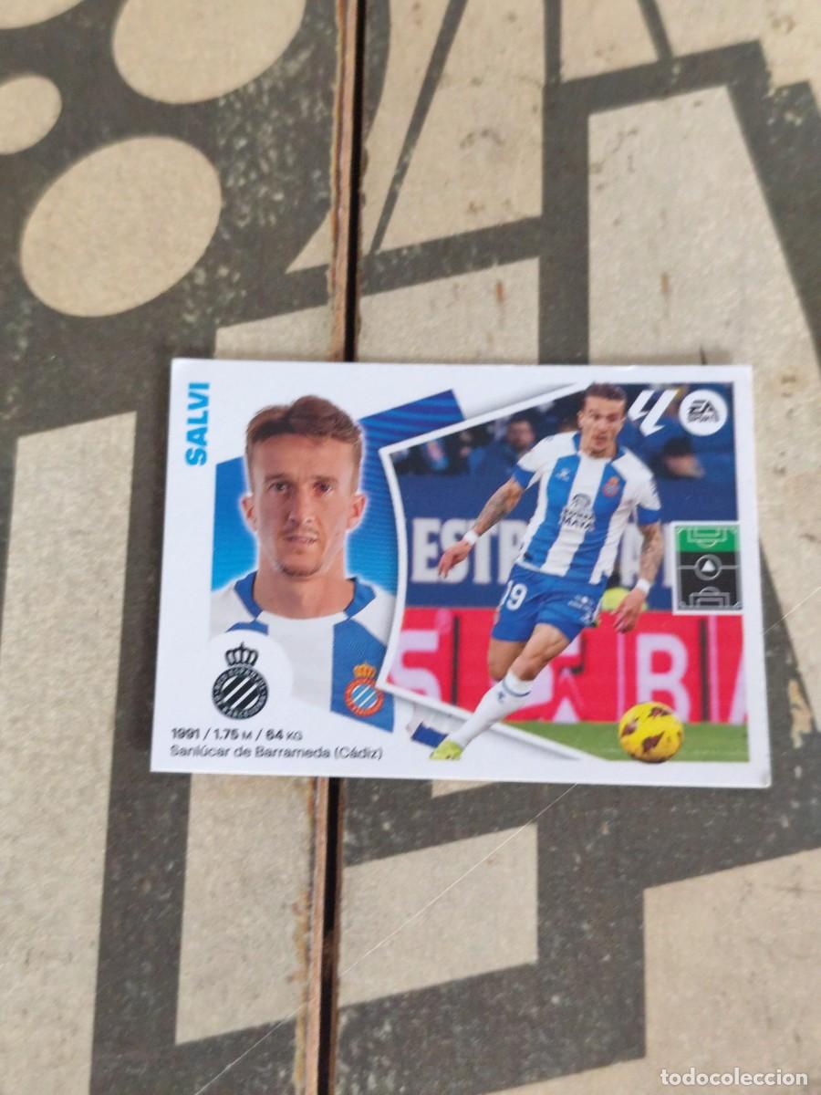 Cromos de f&uacute;tbol: Salvi N&deg; 17 A Espa&ntilde;ol Liga Este 24/25 sin pegar