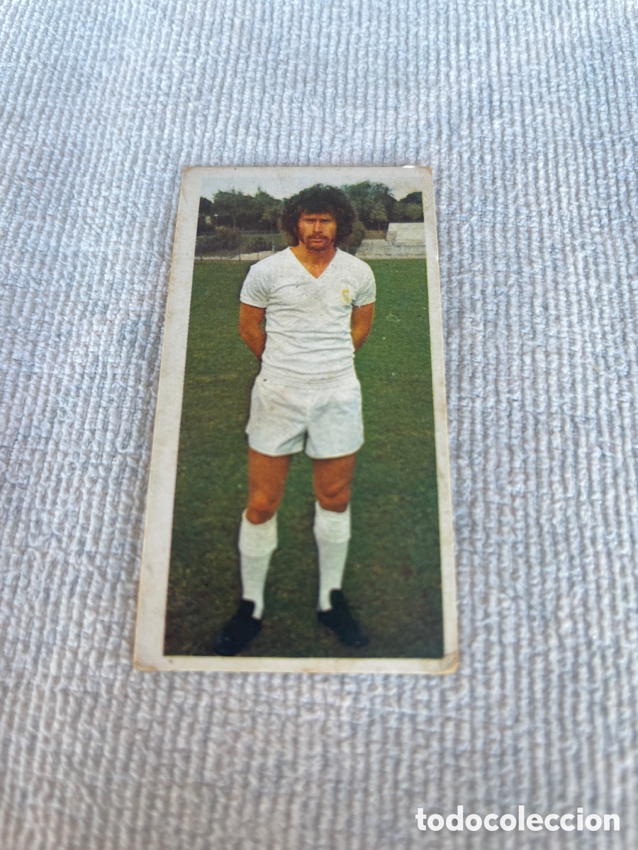 Cromos de f&uacute;tbol: LIGA 75 76 Este REAL MADRID BREITNER Despegado